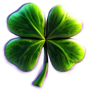 Fantasy Four Leaf Clover PNG 05252024