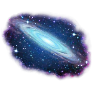 Fantasy Galaxy Stars Scene PNG Njo