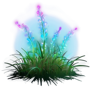 Fantasy Glowing Grass PNG 04292024 PNG