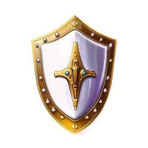 Fantasy Gold Shield Png Jvf PNG image