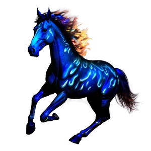 Fantasy Horse Running Magic PNG Qsd13 PNG