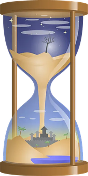 Fantasy Hourglass Artwork