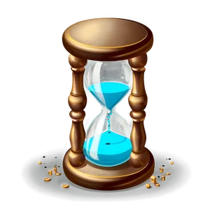 Fantasy Hourglass Magic PNG Gol