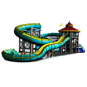 Fantasy Island Water Park Png 06282024 PNG image