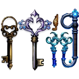 Fantasy Keys PNG Gvc99 PNG