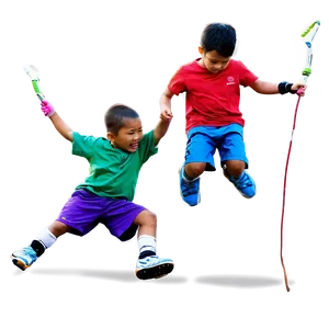 Fantasy Kids Playing PNG 06132024