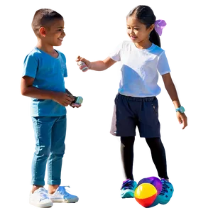 Fantasy Kids Playing PNG 62