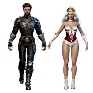 Fantasy King And Queen Png Kef83 PNG image