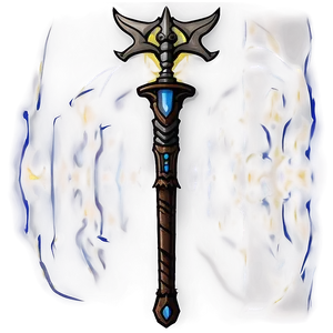 Fantasy Mace Design Png 30 PNG image