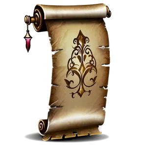 Fantasy Magic Scroll Banner Png Fwd PNG image