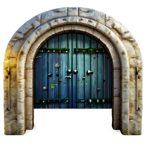 Fantasy Magical Door Design Png 06262024 PNG image