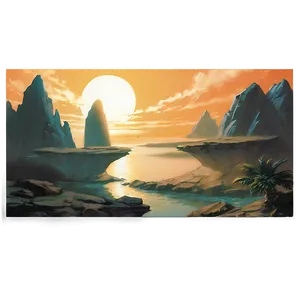 Fantasy Mirage Artwork PNG Kep PNG