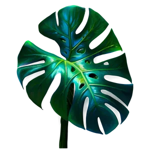 Fantasy Monstera Leaf PNG 05232024