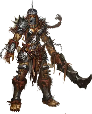 Fantasy Orc Warrior Armor