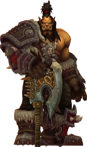 Fantasy Orc Warrior.png PNG