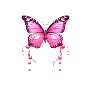 Fantasy Pink Butterfly Effect PNG 05232024