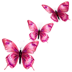 Fantasy Pink Butterfly Effect PNG 05232024