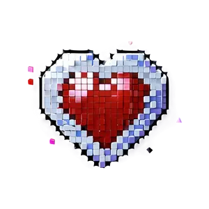 Fantasy Pixel Heart Png Sjh12 PNG image