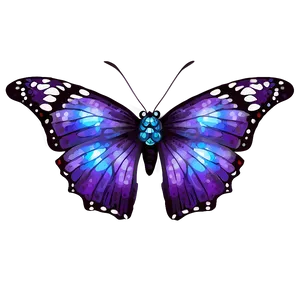 Fantasy Purple Butterfly PNG Lqg