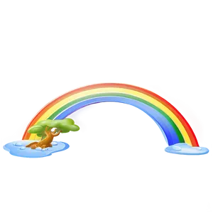 Fantasy Rainbow Landscape Png 78 PNG image