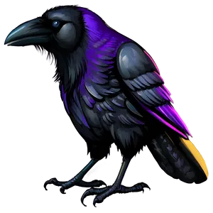 Fantasy Raven PNG 05062024