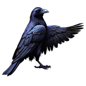 Fantasy Raven PNG 05062024