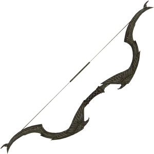 Fantasy Recurve Bow PNG image