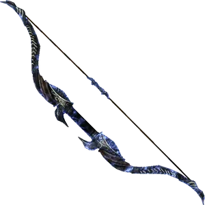 Fantasy Recurve Bow Design PNG image