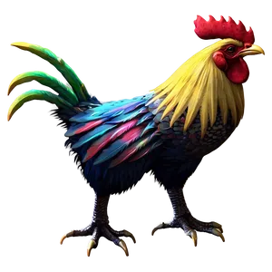 Fantasy Rooster Creature PNG Ijw
