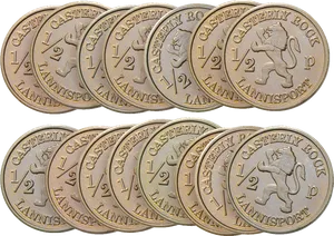 Fantasy Series Inspired Coins PNG image