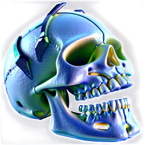 Fantasy Skull Art PNG A