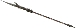 Fantasy Spear Design PNG