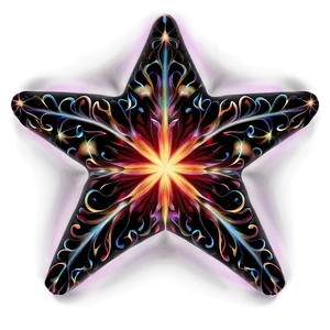 Fantasy Star Pattern PNG 98