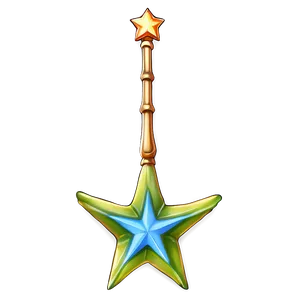 Fantasy Star Wand Png 72 PNG image