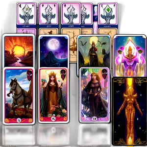 Fantasy Tarot Deck Png Cst PNG image