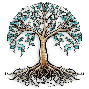 Fantasy Tree Roots Graphic Png 06262024 PNG image