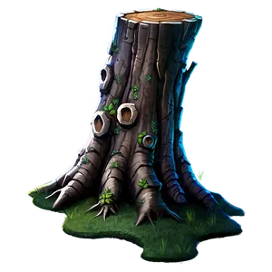 Fantasy Tree Stump PNG Aoh