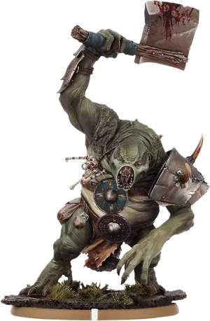 Fantasy Troll With Axe