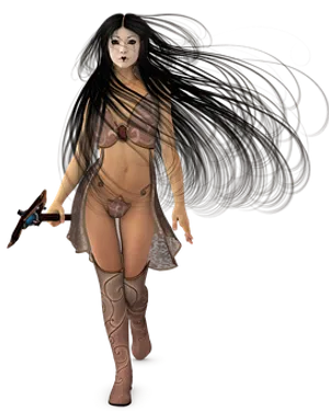 Fantasy_ Warrior_ Woman_ Artwork