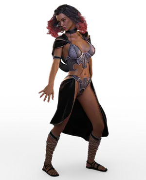 Fantasy Warrior Woman Pose