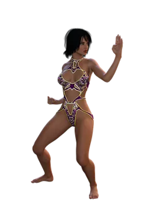 Fantasy_ Warrior_ Woman_ Pose