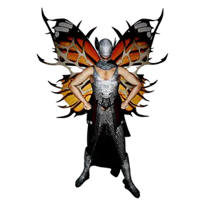 Fantasy Warriorin Armor PNG image
