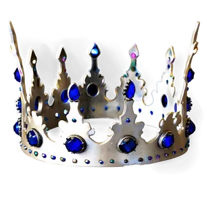 Fantasy White Crown PNG 06252024