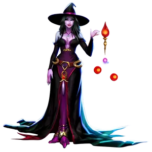 Fantasy Witch Art PNG 05062024