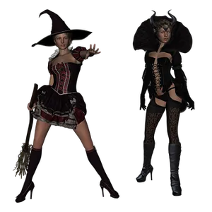 Fantasy Witchesin Costumes