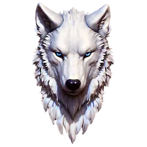 Fantasy Wolf Face Avatar PNG 06292024