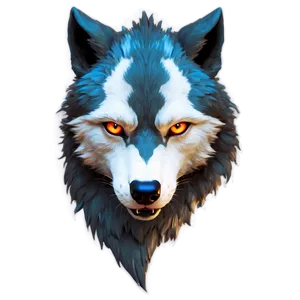 Fantasy Wolf Face Avatar Png 95 PNG image