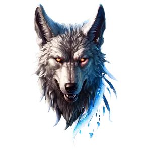 Fantasy Wolf Head Image Png Glw89 PNG image