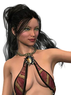 Fantasy Woman3 D Portrait