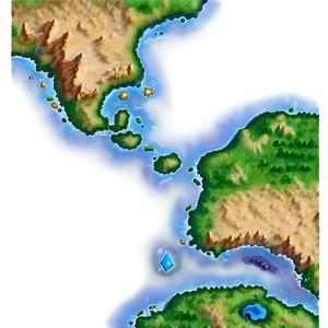 Fantasy World Map Png 05032024 PNG image